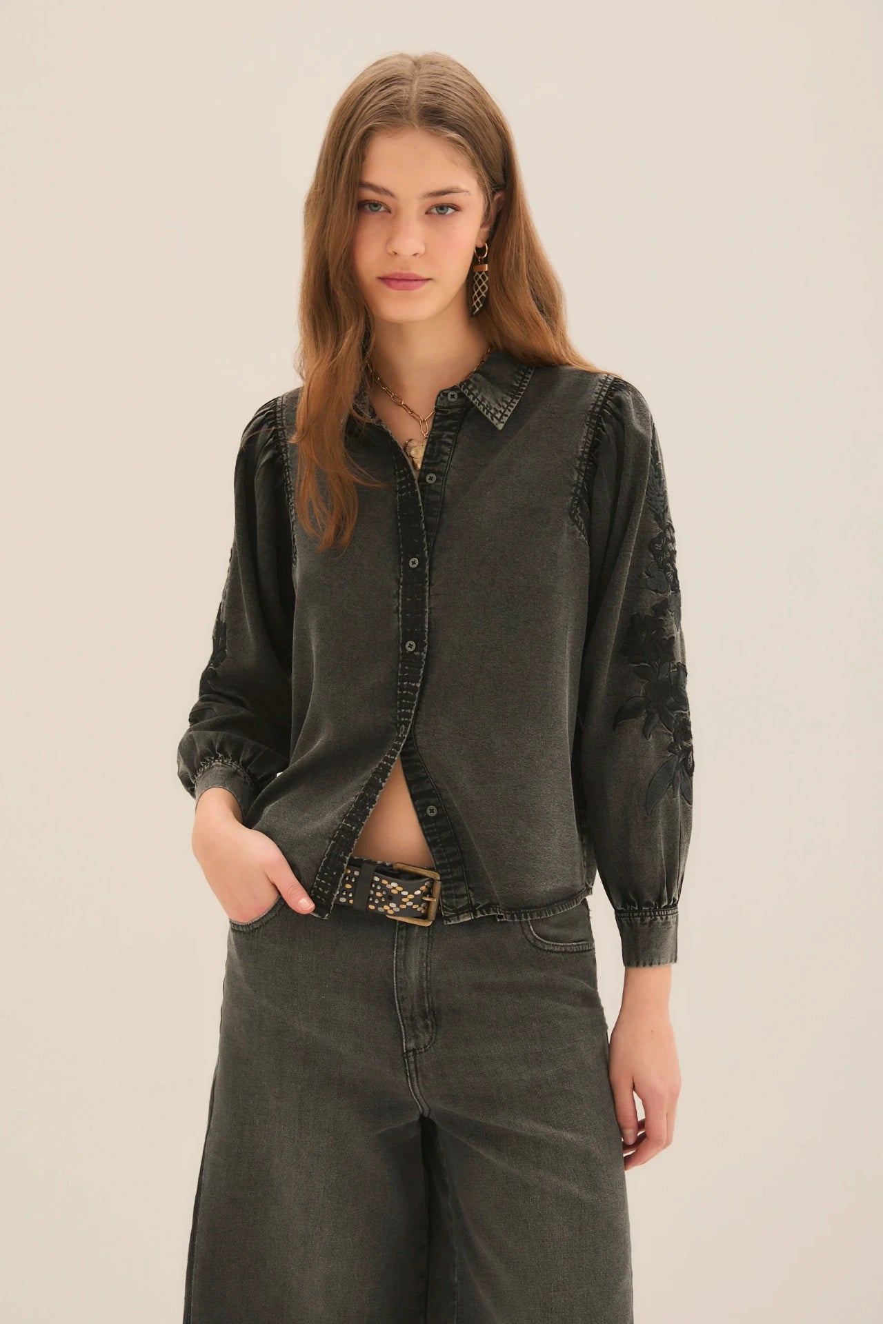 CAMISA BALLOON FLOWERS