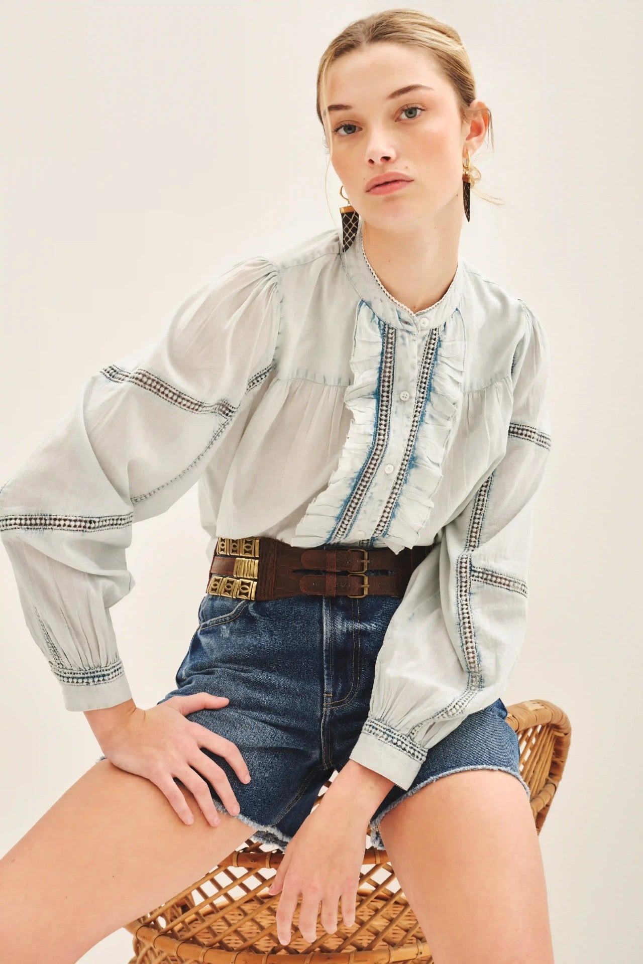 CAMISA BEGONIA FRILLS
