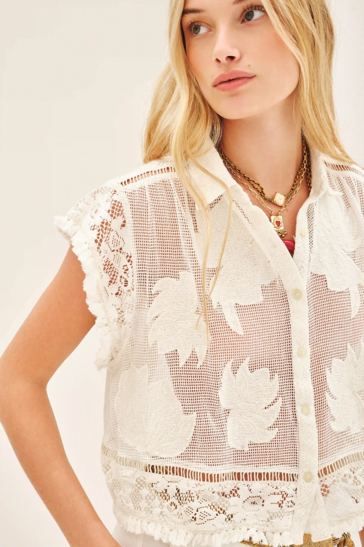 CAMISA MELI BRODERIE