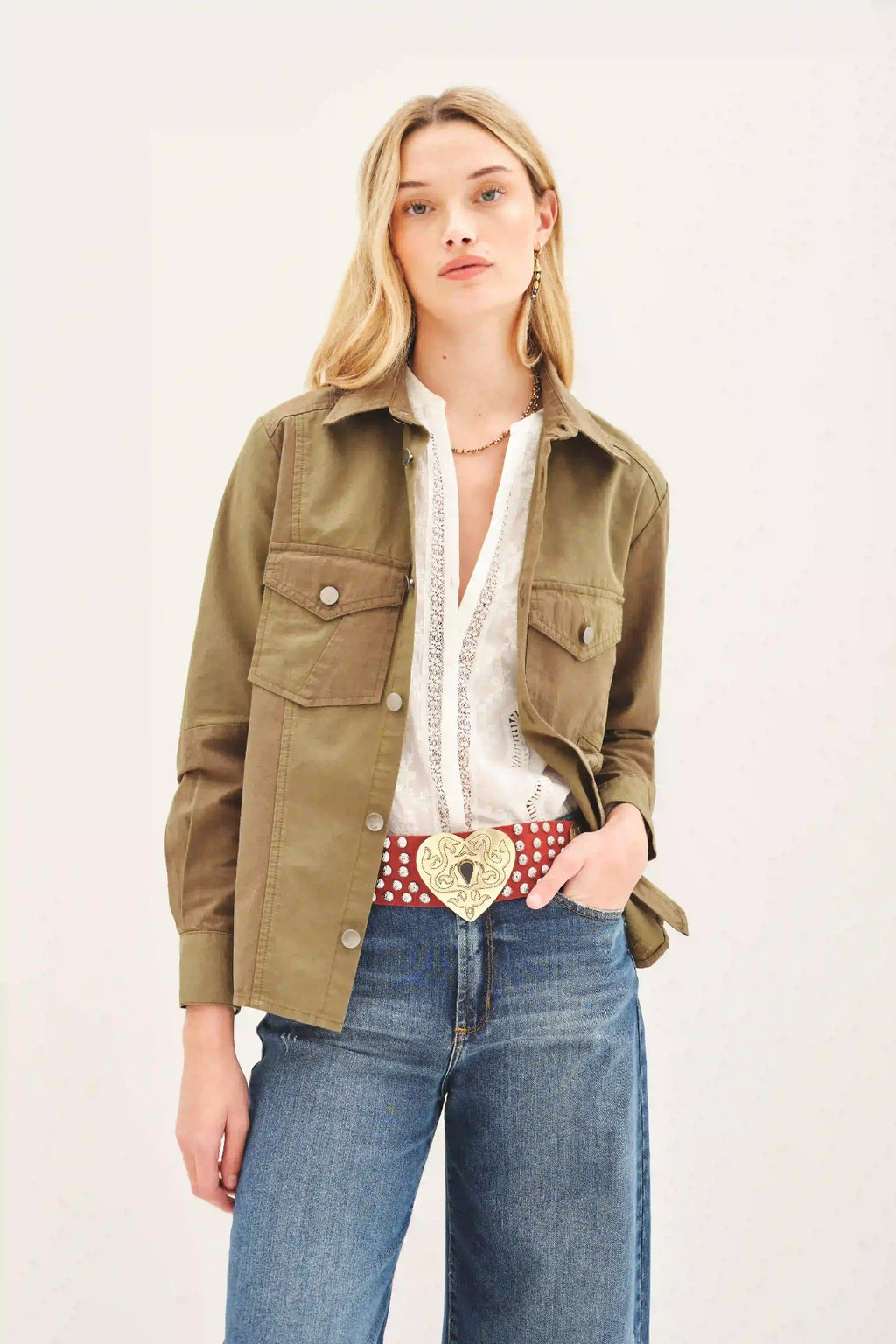 CAMPERA MILITARY PATCH