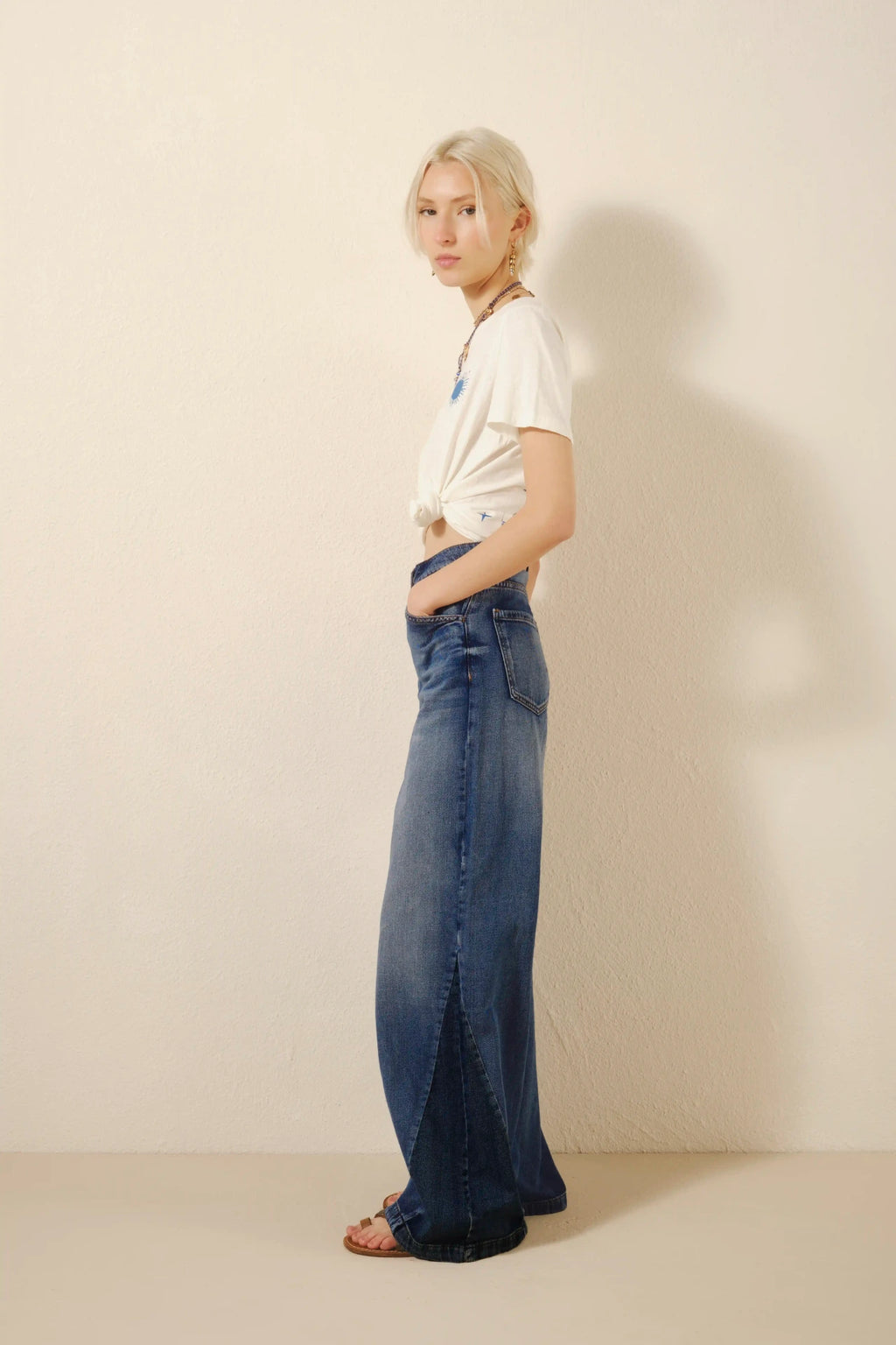 JEAN COOL PATCH BLUE