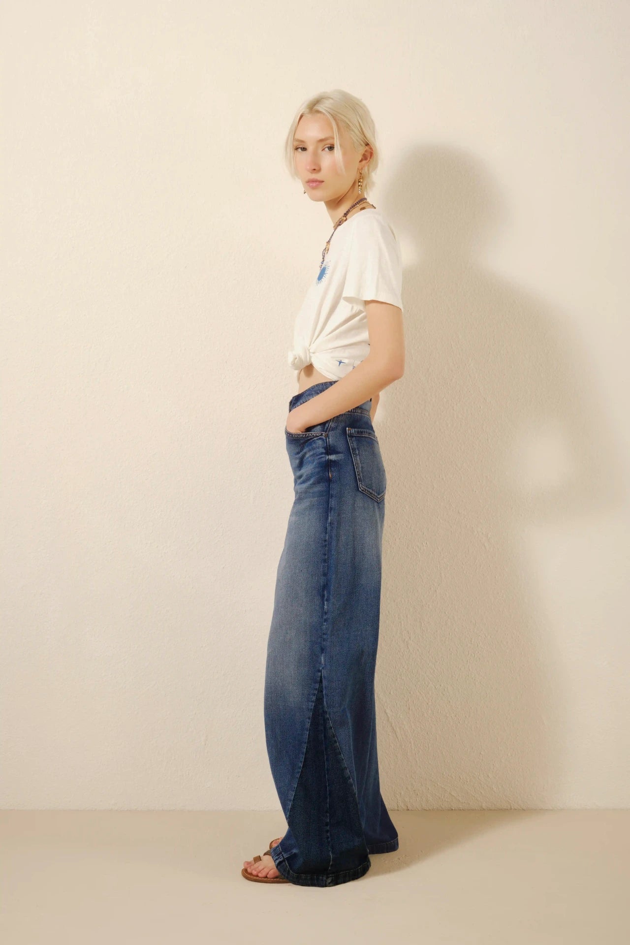 JEAN COOL PATCH BLUE