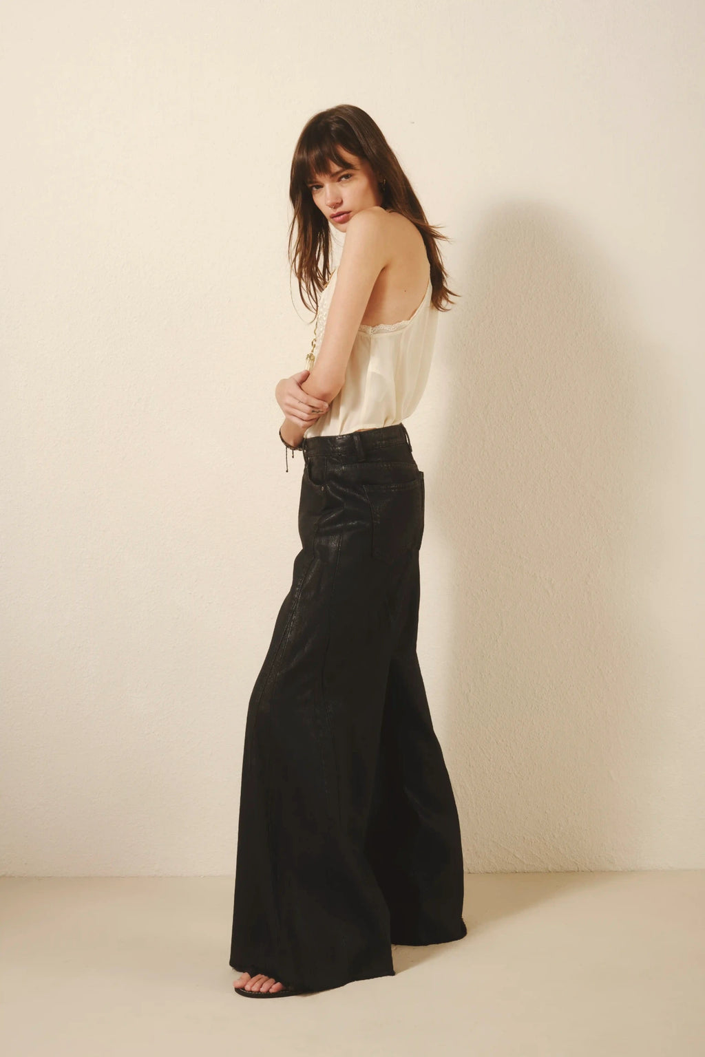 JEAN OXFORD PATCH ROCK BLACK