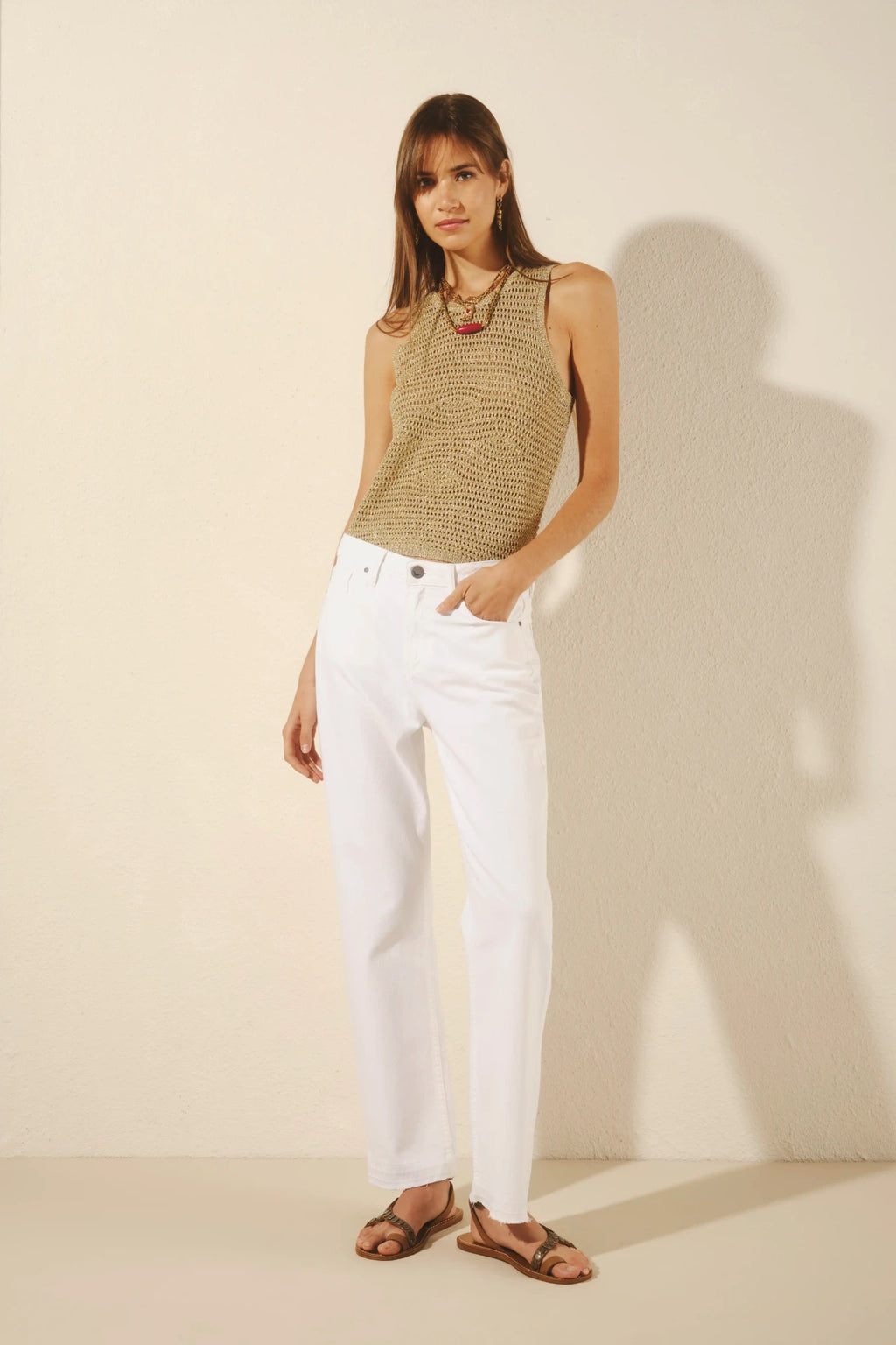 JEAN JOE WHITE TWIRL