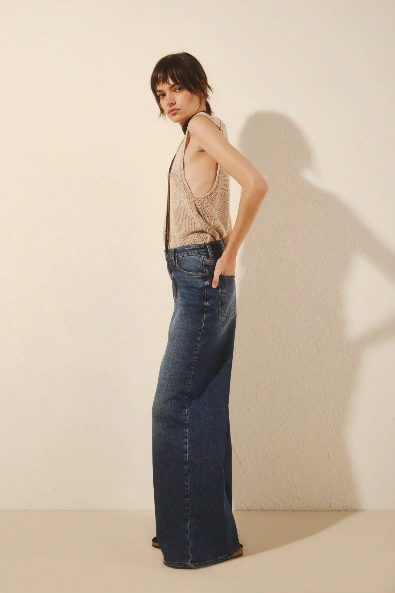 JEAN OXFORD MID BLUE