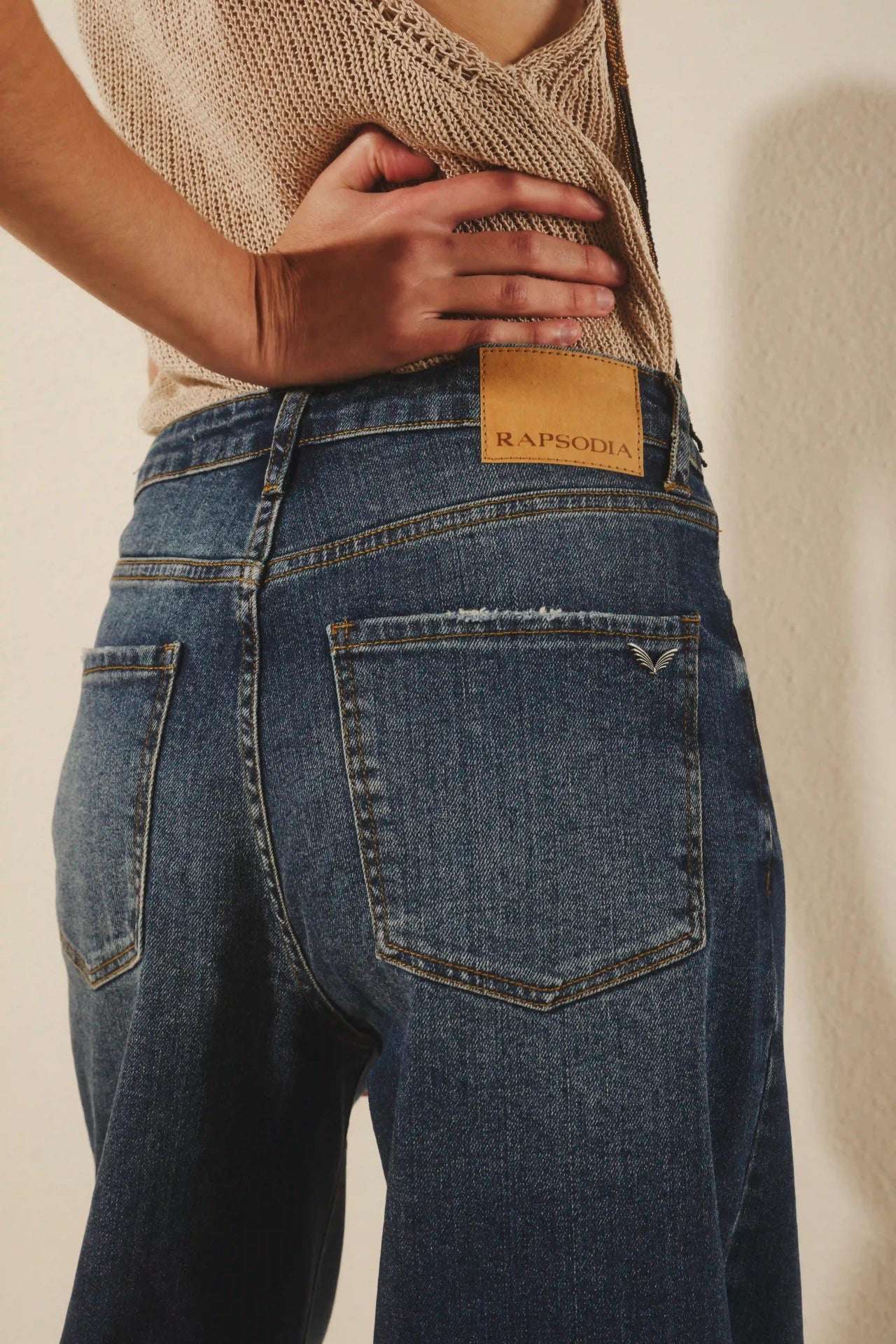 JEAN OXFORD MID BLUE