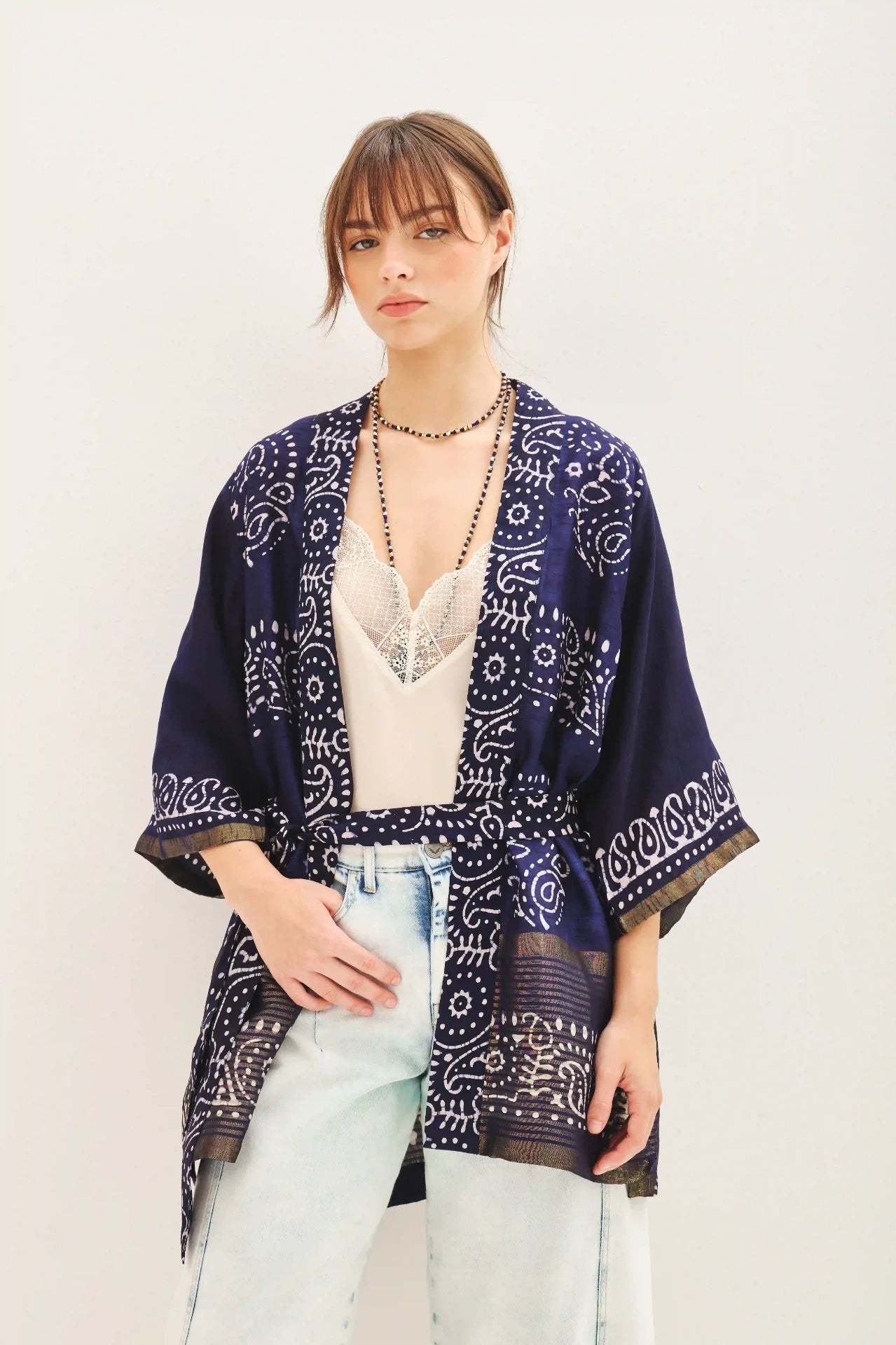SACO BLOCKPRINT SAREE