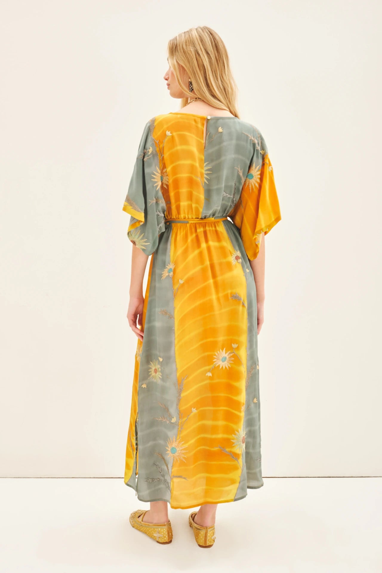 VESTIDO KIOTO SAREE FLOWER