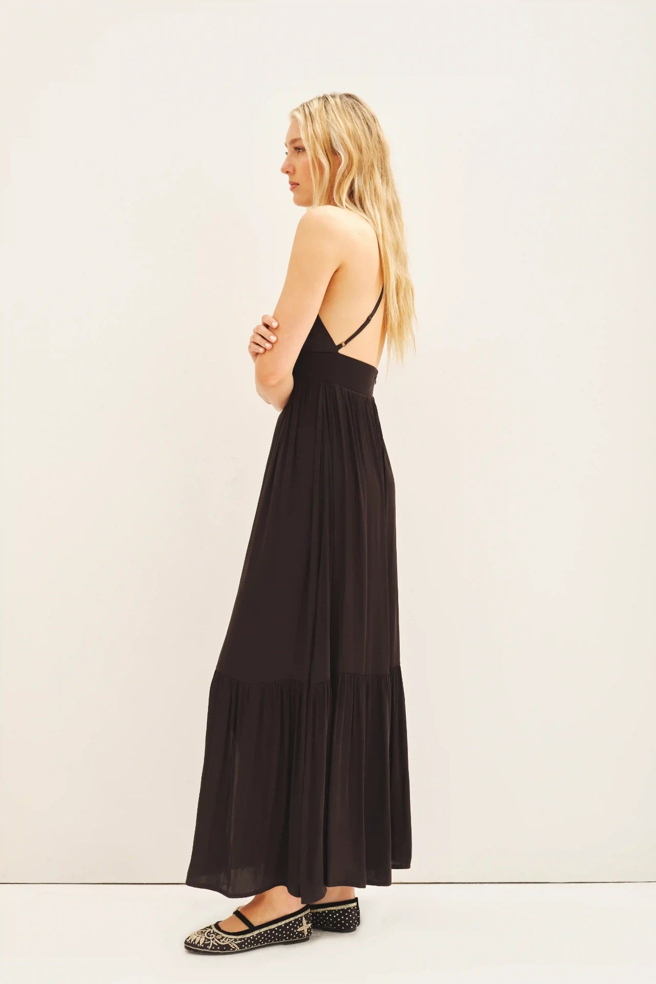 VESTIDO TANYA LONG PLAIN