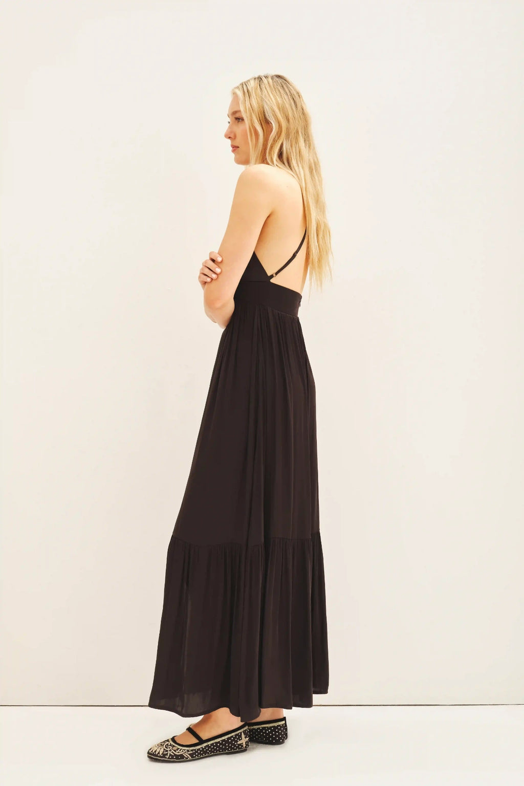 VESTIDO TANYA LONG PLAIN